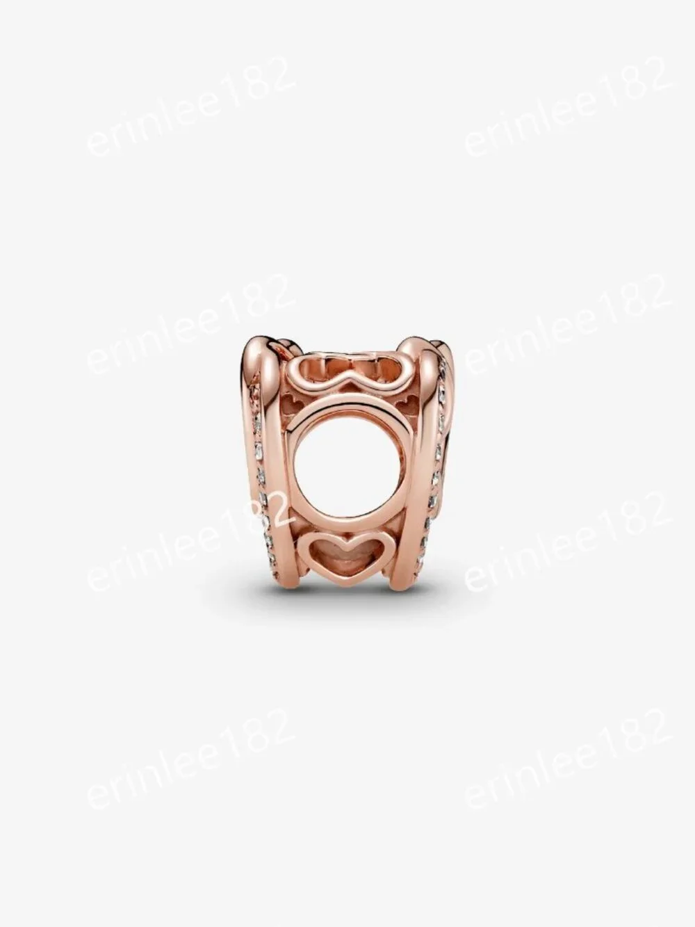 Pandora Sparkling Entwined Hearts Charm